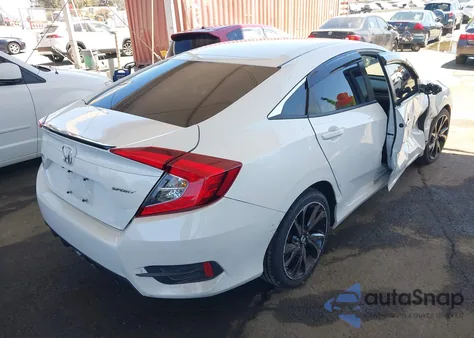 2020 Honda Civic Sport z USA, uszkodzony, nr VIN 2HGFC2F8XLH501179